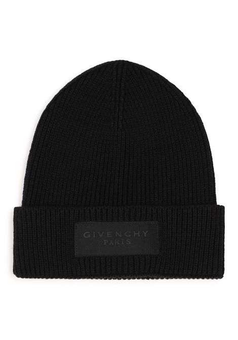 Berretto con logo applicato GIVENCHY KIDS | H3146609B
